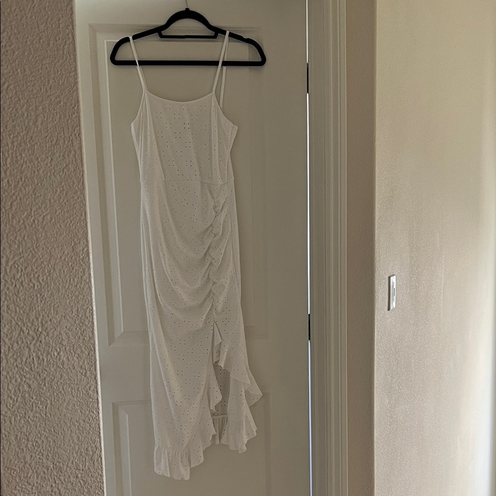 SHEIN White Asymmetrical Dress